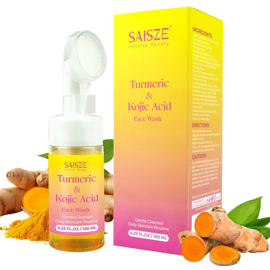 Turmeric Foaming Face Wash Turmeric & Kojic Acid Facial Cleanser